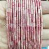 Cuentas de tubo de 4*2 mm, cuentas cilíndricas largas, accesorios para joyería, pulsera DIY, cuentas espaciadoras de tubo recto, productos semiacabados