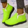 Nuevos Zapatos de Algodón de Comercio Exterior para Mujer, Botas de Algodón de Talla Grande Transfronterizas Temu, Forradas de Felpa y Engrosadas, Botas de Nieve del Viejo Pekín, Zapatos Casuales Cálidos