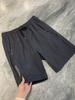 Secagem rápida de seda gelada! 2025 fino respirável sedoso pingente esportivo casual moda calças shorts shorts verão masculino