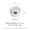 Tigela para gatos com estrutura de ferro tigela dupla de cerâmica oblíqua Pet Bowl proteção cervical listrada tigela para gatos tigela de comida para gatos bebedouro
