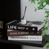 Nuevos Libros Falsos Plegables Transfronterizos, Libros Decorativos Ingleses Modernos Minimalistas, Decoración de Sala de Modelos, Libros Falsos, Libros de Atrezo
