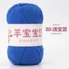 Oveja Bebé Hilo de Algodón Peinado de 4 Cabos Hilo de Algodón de Leche Ovillo para Tejer a Mano DIY Crochet Kit de Materiales para Bufanda Suéter de Bebé
