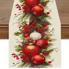 Toalha de Mesa de Natal 2026, Toalha de Mesa Estampada de Natal, Decoração de Mesa Personalizada para Festa de Feriado, Jogo Americano