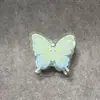 Clip de mariposa degradado estilo caricatura clip acrílico clip pp clip para notas ins femenino carpeta de archivos multifuncional