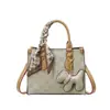 Bolsa Transversal Saianna Vintage com Monograma para Mulheres 2026 Novo Estilo Europeu e Americano Bolsa de Mão para o Dia a Dia Versátil Moda Bolsa de Ombro