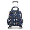 Bolsa de viaje mini plegable ultraligera al por mayor, bolsa de carrito pequeña universal con ruedas portátil, caja de tela para viaje de abordaje