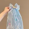 Diadema Infantil Princesa Elsa Océano Azul Accesorios para el Cabello de Niñas Diadema de Sirena de Hielo y Nieve 2025 Nuevo Tocados