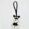 Nuevo Encanto de Bolso de Muñeca Schnauzer/Colgante para Llavero de Coche Colgante con Forma de Animal de Dibujos Animados Venta al por Mayor