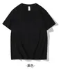 Camiseta de Peso Pesado 230g, Holgada y Versátil Camiseta Básica de Color Sólido, Cuello Redondo, Cómoda, Mismo Estilo para Hombres y Mujeres, Hombros Caídos, Mangas Cortas, Estampable