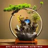 Fuente de Agua Decoración Estilo Chino Suerte Creativa Sala de Estar Entrada Oficina Humidificador Mudanza a Casa Nueva Regalo de Inauguración