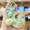 Llavero Colgante Creativo Mini Delfín de Acrílico Correa para Teléfono Móvil Bolso de Pareja Decoración de Llavero de Coche Regalo