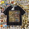 Edição Ouro Americana do Clássico das Montanhas e Mares Tongtongge Roupas Infantis Marca da Moda Roupas Periféricas Conjunto de Shorts e Camiseta de Manga Curta Infantil