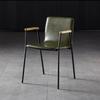 Silla de comedor con respaldo sencillo, taburete de oficina LOFT de hierro de diseño moderno, estilo industrial vintage nórdico, silla de café de alta gama