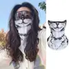 Mascarilla de Ciclismo de Seda Helada con Temática de Animales para Verano Transfronteriza para Hombres, Motocicleta al Aire Libre, Montañismo, Pesca, Bufanda Facial Colgante para Orejas con Protección Solar, Polaina para el Cuello de Mujer