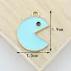 Accesorios de bricolaje, dibujos animados de cabeza redonda, animación, gota de aceite, aleación, funda para teléfono, pulsera, banda para el cabello, colgante, llavero.