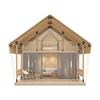 Casa de Madera Triangular al Aire Libre Homestay Hotel Tienda de Campaña, Tienda de Lujo, Sitio Popular de Camping Recreativo, Tienda con Loft de Doble Capa