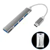 Expansor de Interface Tipo-C Hub Quatro em Um Estação de Docking Computador Tablet Hub USB Transmissão de Alta Velocidade Pen Drive USB