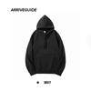 Sudadera con capucha sin felpa Ag600G para primavera y otoño, sudadera casual holgada para adolescentes, unisex, ligera y gruesa