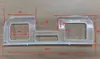 Marco de Caja de Rotación Ranura para Clip Kanban Portatarjetas Cartón Clip Pequeño Plástico Transparente Accesorio de Estante 155*90MM