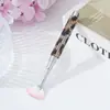 Pincel para Manicura Incrustado con Diamantes Transfronterizo, Nuevo Pincel para Manicura Incrustado con Diamantes en Forma de Abanico, Pincel para Uñas Opcional en 2 Colores