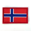 Bandera Bordada Mundial Velcro Islandia Dinamarca y otros países Pegatina de Tela para Bandera Insignia Táctica Mochila Pegatina de Tela Bordada