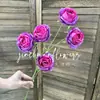 5 Rosas de Montaña Nevada, Rosas de Ensueño, Flores Artificiales, Flores para Bodas, Arreglos Florales para Salón de Bodas, Adornos de Decoración para el Hogar