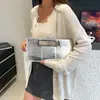 Versão Coreana de 2026 da Nova Bolsa de Mão Feminina, Bolsa de Mão Elegante de Grande Capacidade, Bolsa de Mão Feminina, Pequena Bolsa de Mão para Socialites