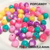 Cadena de Teléfono Móvil de Cuentas Lindas de Dos Tonos Chapada DIY Cuentas Sueltas Mariposa Flor Combinación de Colores Cubierta Aceite Brillo de Alta Calidad Hecho a Mano