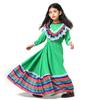 Evento Fantasia Étnica Mexicana de Halloween Fantasia Étnica Apresentação Infantil Estilo Cos Moscou Apresentação de Dança