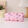 Estuche Sencillo y de Aspecto Elegante para Estudiantes con Perro Impreso Caja de Papelería de Gran Capacidad para Niñas con Linda Bolsa de Almacenamiento para Cuaderno
