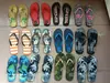 Zapatillas de liquidación de inventario de goma y plástico para mujer, zapatillas ligeras de playa para interior para hombre, sandalias de sensación caída para pareja, inventario