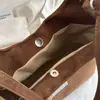 Bolso de Terciopelo para Axila para Ir al Trabajo, Bolso Minimalista de Gran Capacidad para Mujer, Nuevo Bolso Tote de Hombro Único de Moda 2025