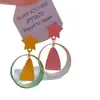 Pendientes de Florilo Estilo Vacaciones Dopamina Aguja Plateada Pendientes de Botón Frescos Dulces de Moda Pendientes Elegantes de Nicho de Moda para Mujer