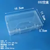Caja de Embalaje de Plástico PP Caja Organizadora de Archivos para Juguetes Caja Transparente Moldeada por Inyección Piezas Joyería Papelería Caja de Almacenamiento Rectangular