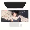Mouse Pad de Jogo de E-Sports Bidimensional de Personagem de Anime Grande de Alta Qualidade Espessado e Resistente a Manchas Teclado de Computador Pad de Mesa