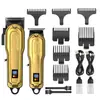 Cortador de Cabelo Elétrico com Display Digital Inteligente, Cortador de Cabelo Elétrico para Salão de Beleza, Cortador de Cabelo Profissional, Cortador de Cabelo Elétrico com Display Digital Inteligente