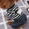 Ropa para Perros Otoño e Invierno Teddy Bichón Pomerania Monos de Cuatro Patas Perro Leche Chihuahua Mascota Ropa de Primavera y Otoño Shi Hua