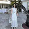 Ls Vestido Elegante y Sencillo de Moda Estilo Francés Ajustado Guangzhou Shisanxing 2026 Vestido Nuevo de Primavera 23035 #