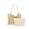 Bolso de Paja Tejida para Mujer, Gran Capacidad, Nuevo Estilo 2026, Bolso de Hombro Versátil y Fresco, Bolso Tote para Playa y Uso Diario