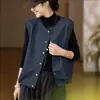 Chal Casual Versátil Artístico de Sarga de Moda Nuevo Otoño 2026 para Mujer