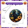 Pt-Tyu108 Quebra-Cabeça de Halloween Transfronteiriço Acrílico Pendurado Pegador de Sol Decoração Pingente de Feriado