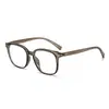 Nuevas gafas cuadradas de estilo artístico juvenil para hombre, monturas de gafas versátiles de moda estilo ins retro coreano simples para el día a día