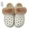 Casa de Neve Sapatos com Furos Inverno Veludo Palmilha Acessórios Encaixe Kachi Forro de Lã Burken Forrado com Pelúcia Cobertura de Sapato