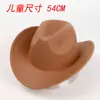 Chapéu de Cowboy Ocidental Europeu e Americano com Aba Curva Outono e Inverno Novo Chapéu de Jazz de Lã Retrô Chapéu Coco de Feltro Transfronteiriço para Homens e Mulheres