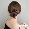 Horquilla de pelo en forma de U de moda Parte posterior de la cabeza Moño de bailarina Disco Accesorios para el cabello Horquilla de otoño Horquilla para adulto Accesorios para el cabello de estilo japonés que combinan con todo