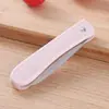 Navaja plegable de acero inoxidable, cuchillo de cocina multifuncional para el hogar para preparación de alimentos y corte de frutas, cuchillo de mesa portátil para viajes al aire libre y camping
