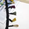 En Stock Cepillos de Escoba Coloridos de Poliéster Multicolor, Borlas Clásicas de Cinta, Ribete de Encaje, Accesorios para Ropa, Adornos Decorativos