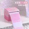 Fuerte uso estudiantes de primaria notas adhesivas de oficina papel se puede rasgar pegatinas de notas completas notas adhesivas extraíbles adhesivo cambia de color gradualmente