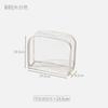 Bolsa de Lujo Bolsa de Mano Bolsa Transparente a Prueba de Polvo Ligera Simple Impermeable a Prueba de Humedad Bolsa de Cuero Cubierta Protectora Artefacto