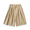 Shorts Casuales de Playa de Pierna Ancha Rectos Estilo Japonés para Hombre Rumei, Shorts Deportivos Sueltos Versátiles de Moda para Verano